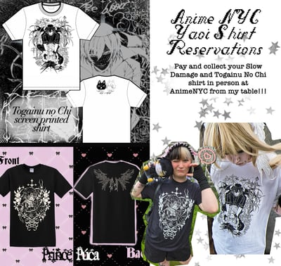 Image of ANIMENYC SLOW DAMAGE + TNC SHIRT RESERVATION