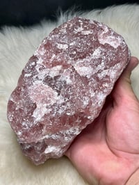 Image 2 of Strawberry Quartz Raw Chunk #2422