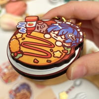 Image 6 of Hoyomaid Omurice Wooden Keychains