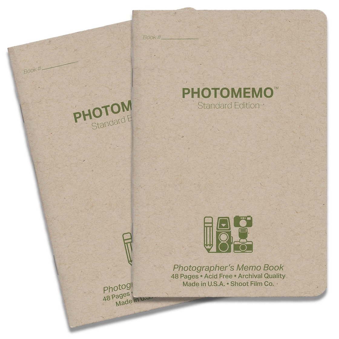 Image of PhotoMemo Film Photographer's Notebook - 2 Pack