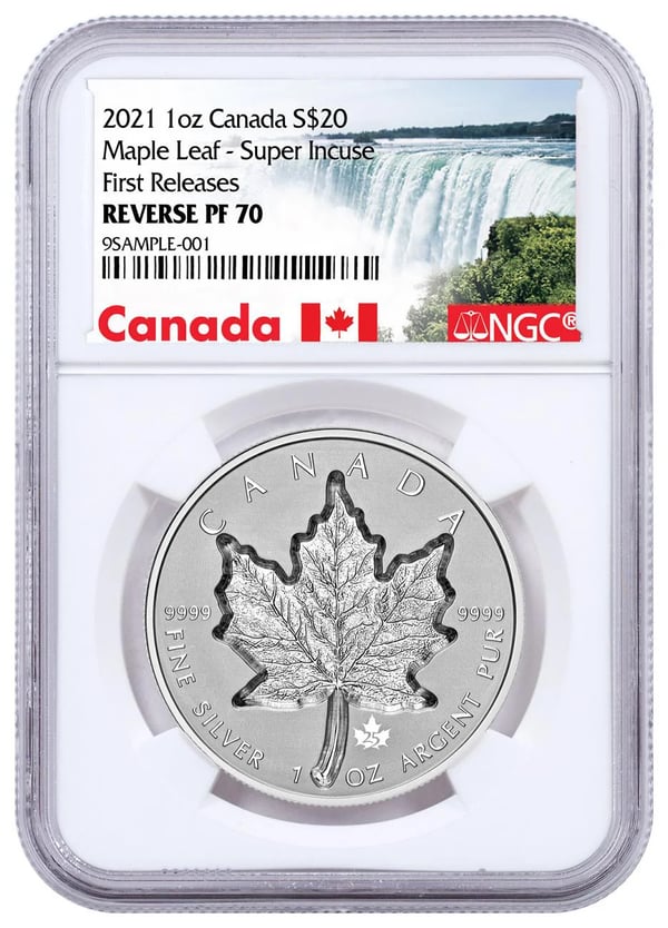 Image of 2021 1oz Canada Maple Leaf
