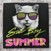 Image 3 of Poets Square Cats Sticker Pack 2 - Sad Boy Summer & Monkey TNR 