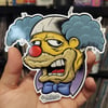 Krunchy the Clown Barney  sticker