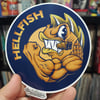 Flying Hell Fish 5 inch Sticker