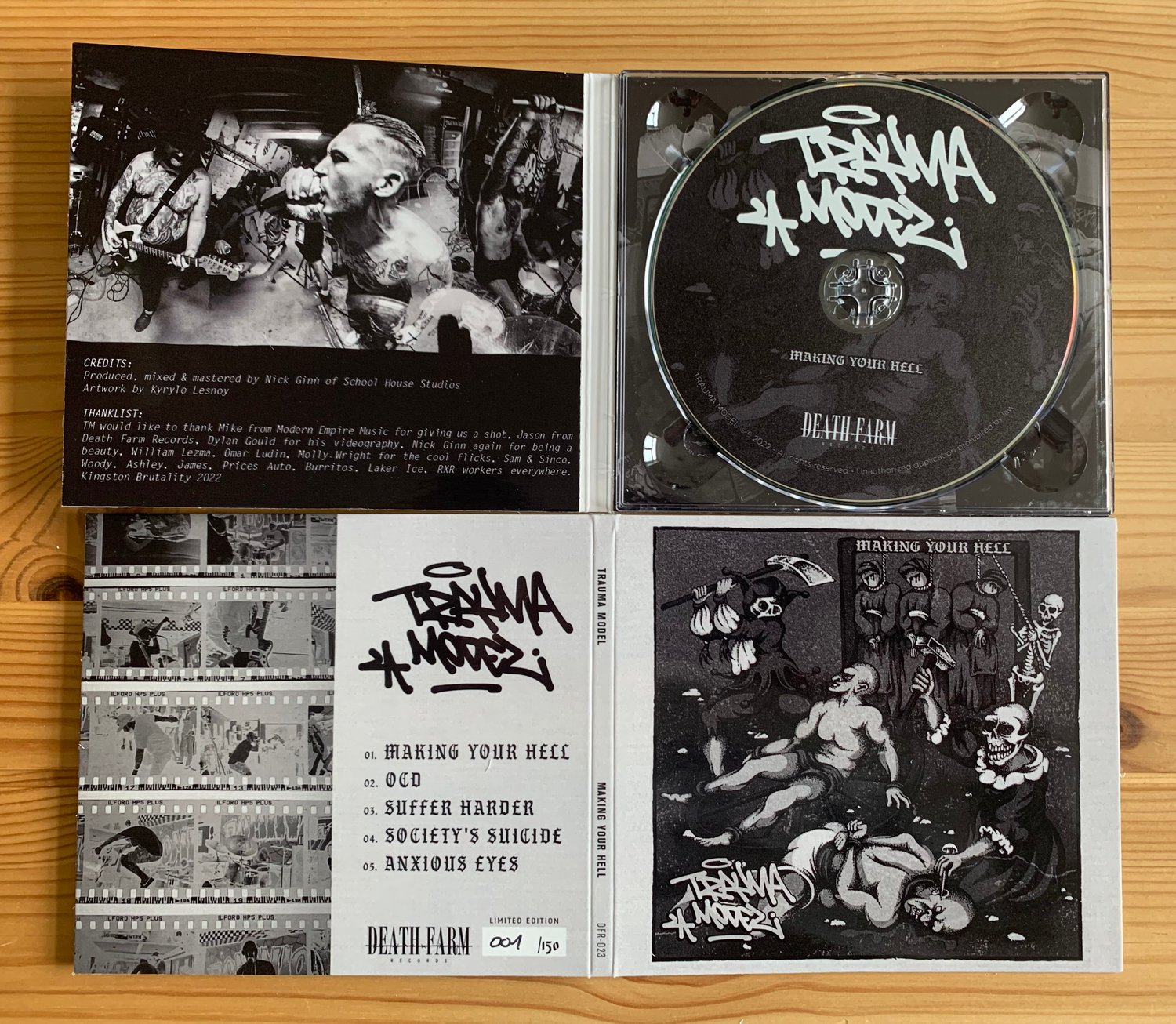 Image of Trauma Model - Making Your Hell CDEP Digipack (EURO IMPORT)