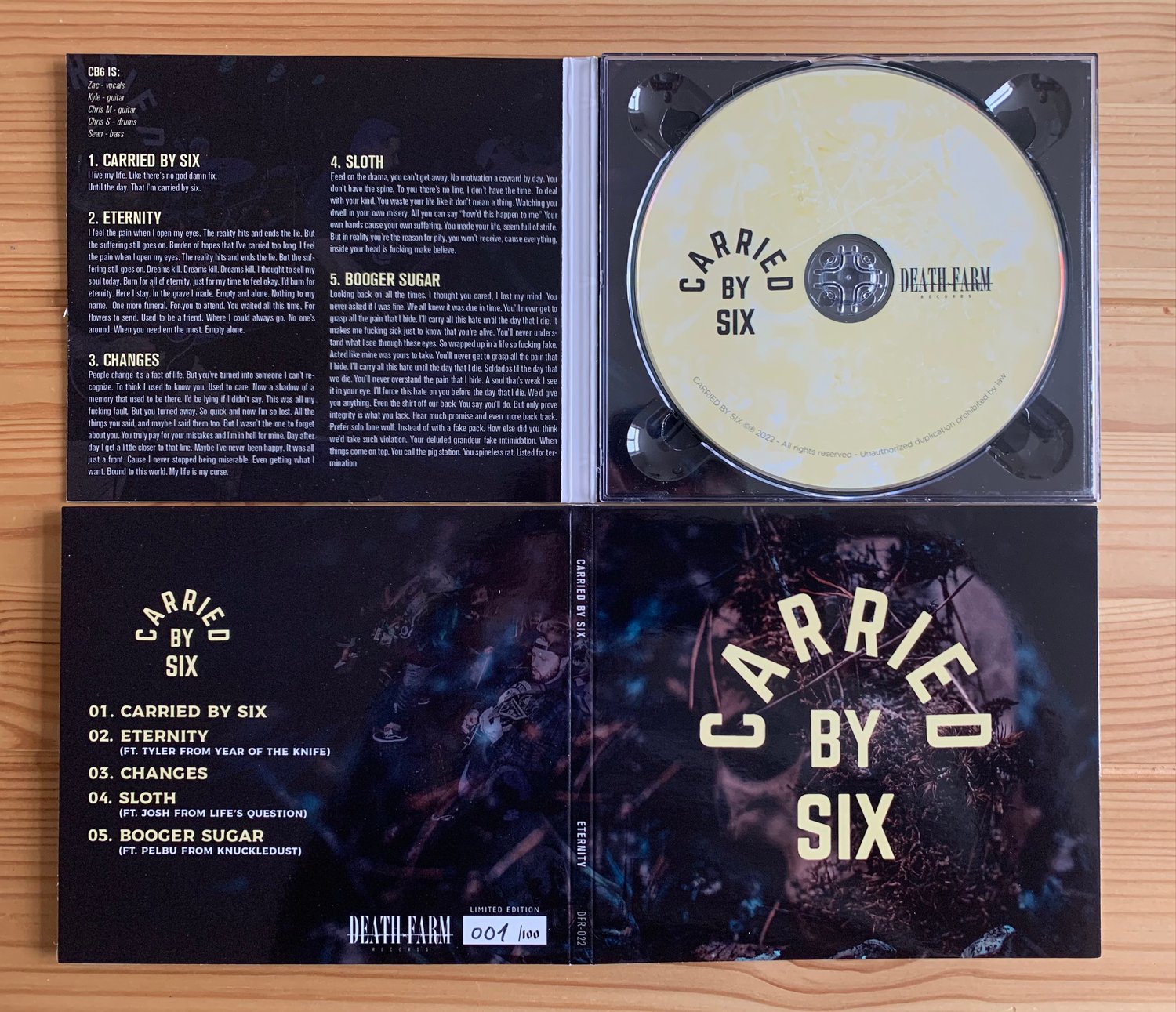 Image of Carried By Six - Eternity CDEP Digipack (EURO IMPORT)