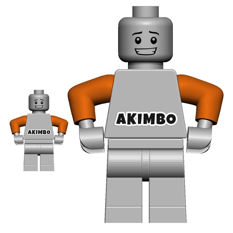 AKIMBO Pose Crazy Arms - NEW COLORS! | Crazy Bricks