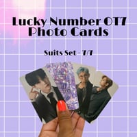Image 1 of Photo Card SUITS SET