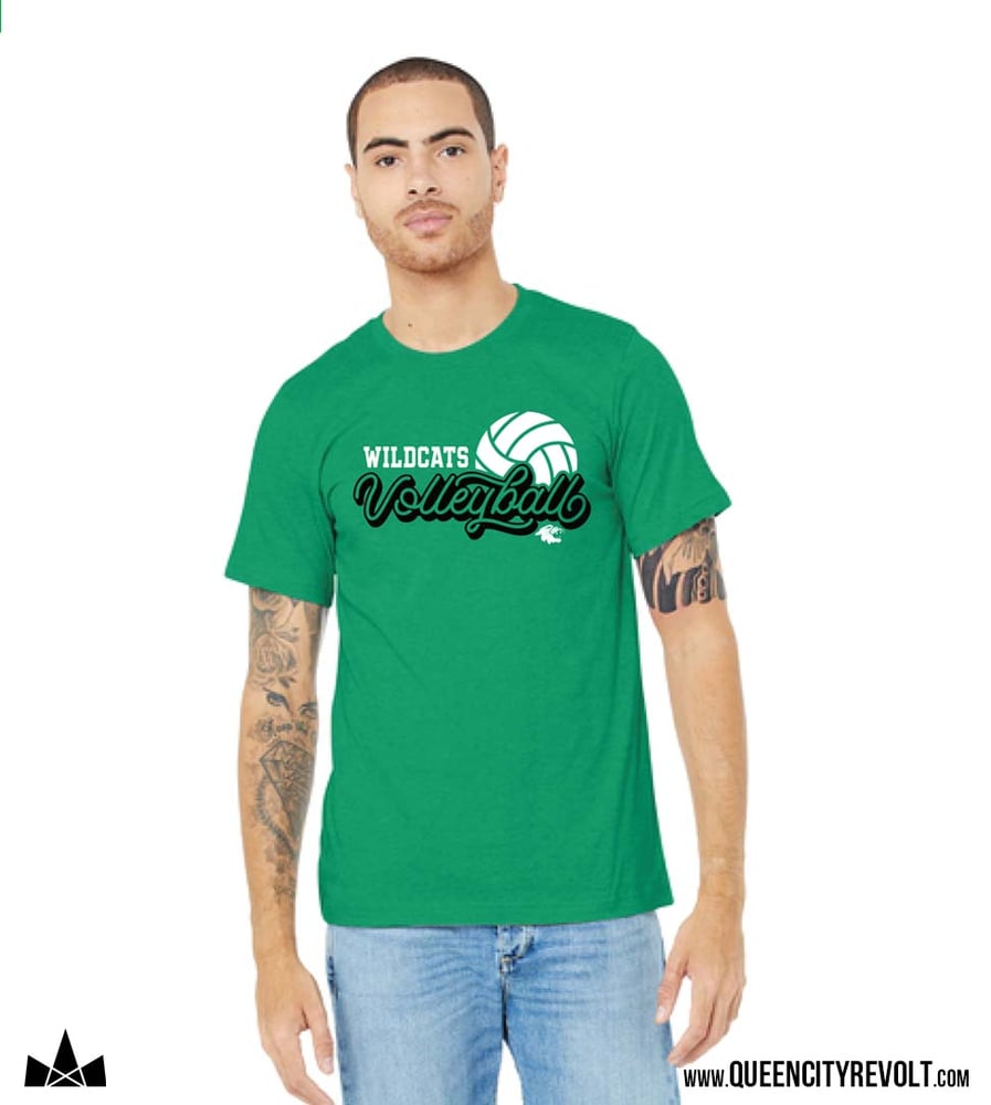 Image of Youth/Adult Volleyball Tee - Green