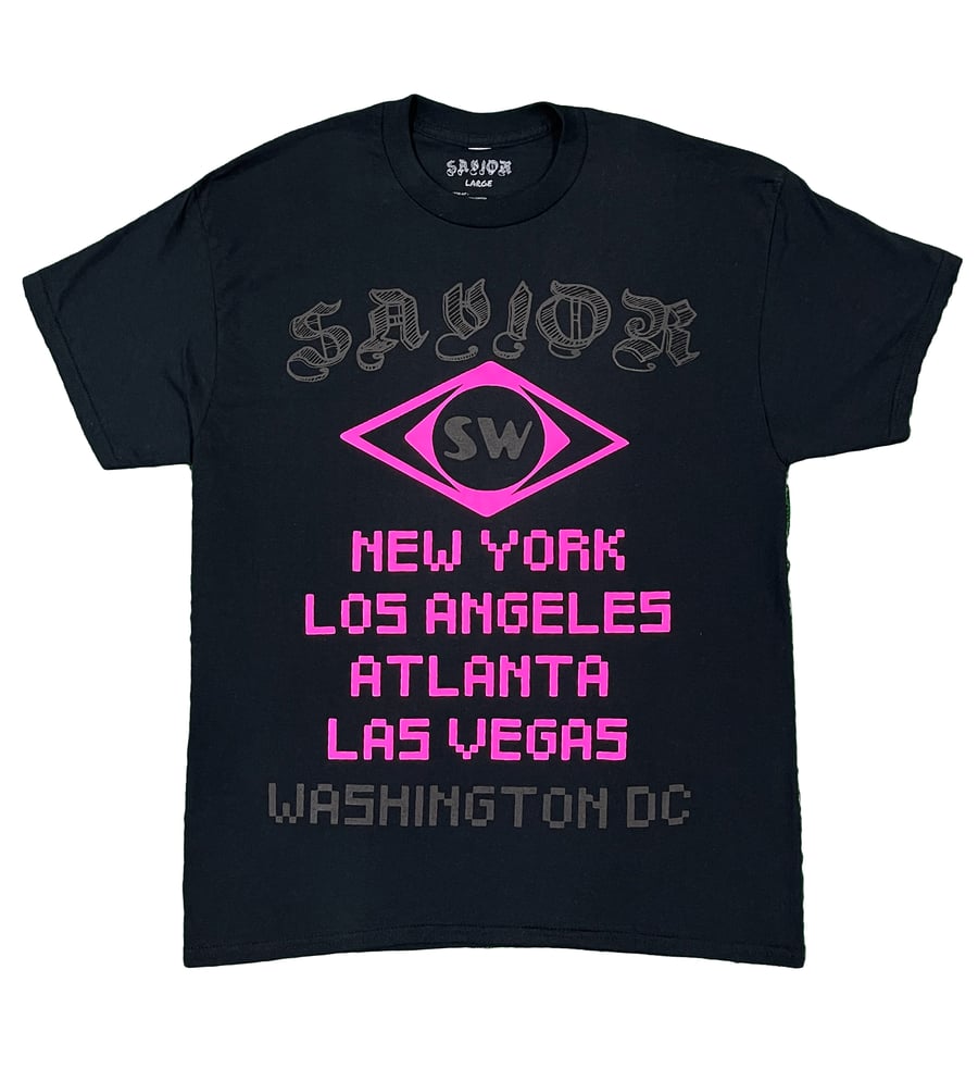 Image of SAVIOR TOUR ALL CITY DC - BLACK