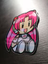 Rainbow Chubby Yuki Die-cut Sticker