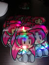 Rainbow Chubby Yuki Die-cut Sticker