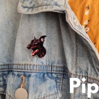 Image 2 of Greyhound Rescue Pin
