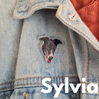 Image 3 of Greyhound Rescue Pin
