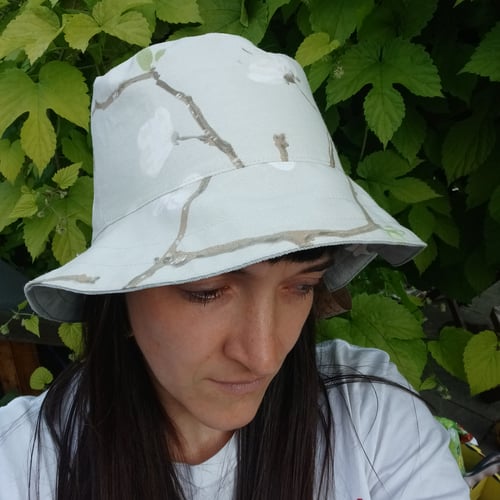 Image of Reversible Bucket Hat- Stars and Floral