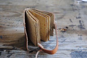 Else - carnet rustique cuir et papier d'agrume
