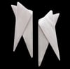 ORIGAMI KYOKA DOUBLE Earring - Silver or OX. Normal Price 1.850.- NOW starting at: