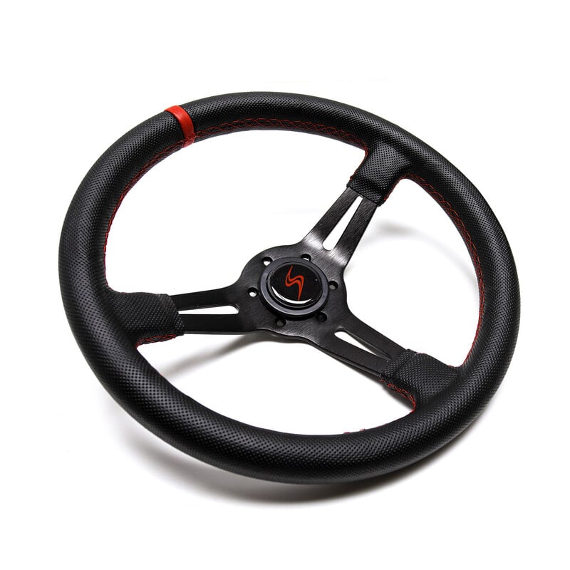 DS Steering Wheel (70 mm Dish), Perforated Leather,