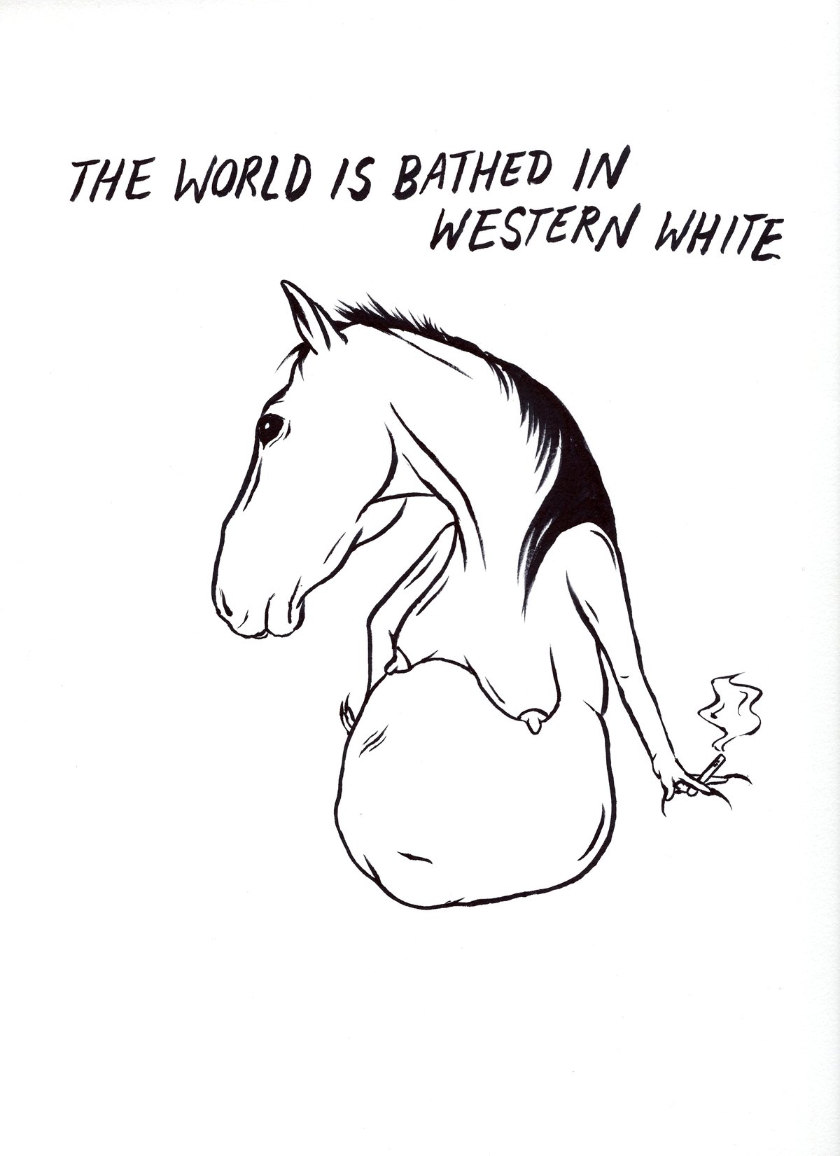 Image of THE WORLD IS BATHED IN WESTERN WHITE