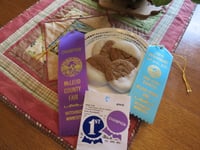 Grand Champion Frosted Ginger Cookies