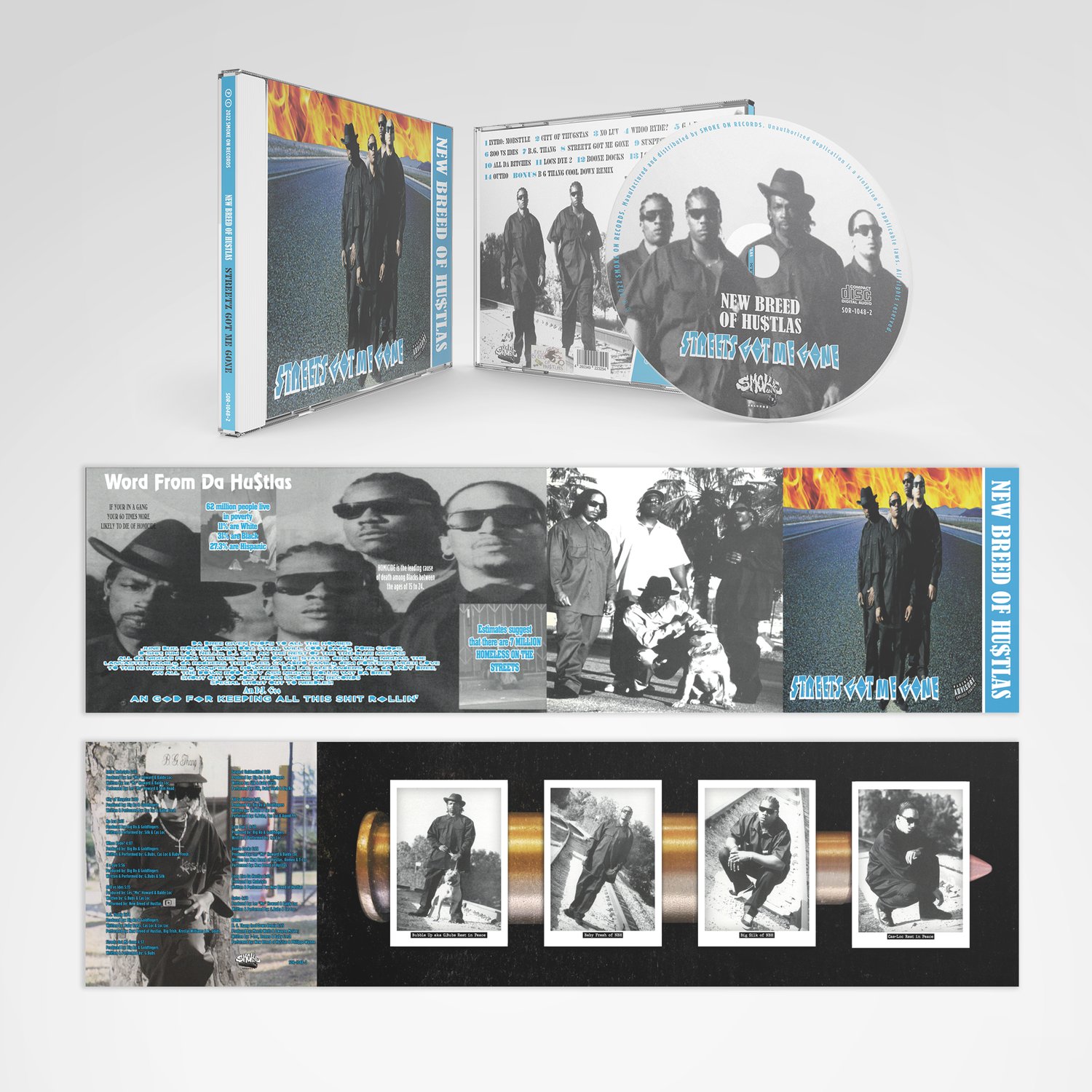 Image of New Breed of Hustlas - Streets got me gone CD