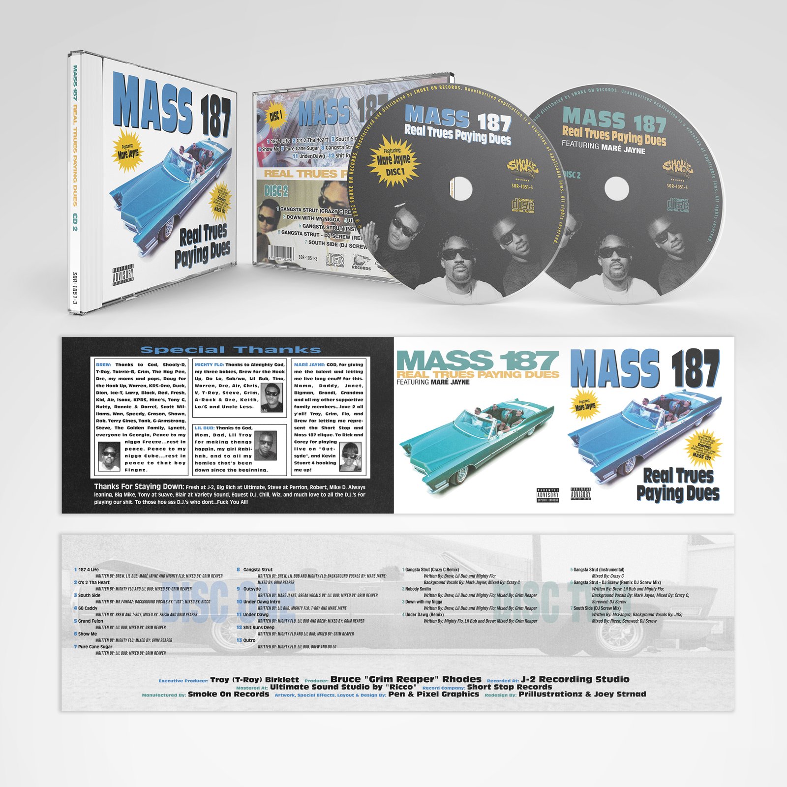 Mass 187 ‎– Real Trues Paying Dues CD