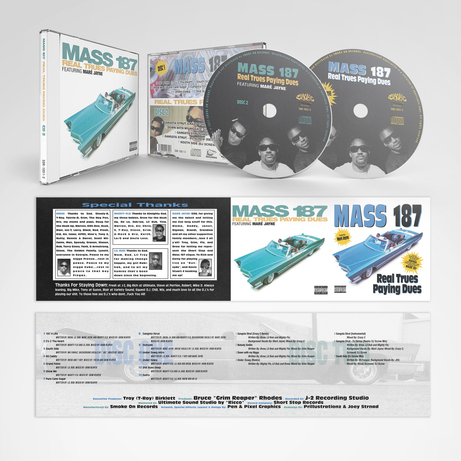 Mass 187 ‎– Real Trues Paying Dues CD