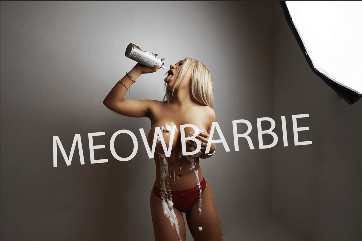 Creamy Meow Poster Meowbarbie creamy-meow-poster-meowbarbie
