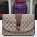 Image of Vtg. Gucci Brown Monogram Clutch