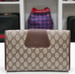 Image of Vtg. Gucci Brown Monogram Clutch