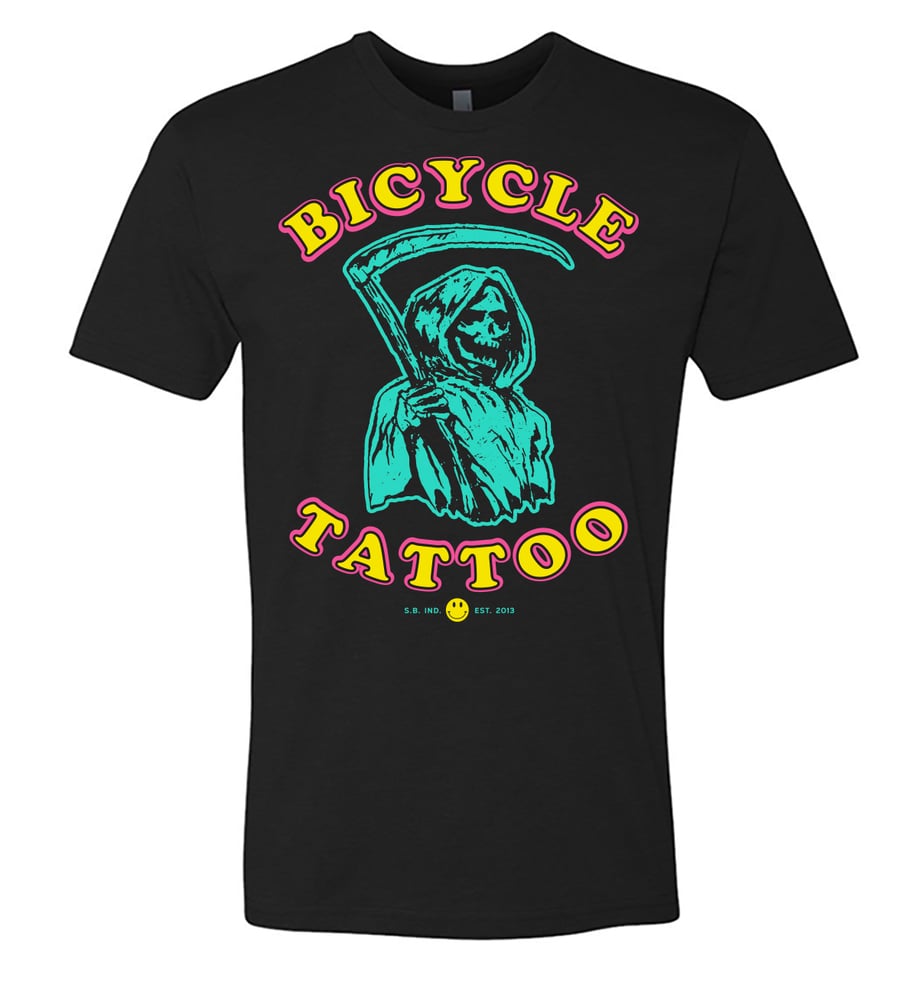 Image of Bicycle - Reaper Black Unisex T-Shirt