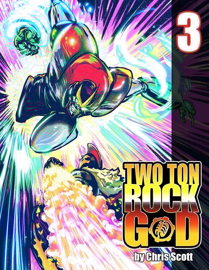 Image of TWO TON ROCK GOD #3 PRINTED EDITION