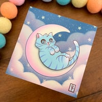 Moon Cat Print