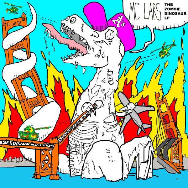 Image of MC Lars - Zombie Dinosaur LP