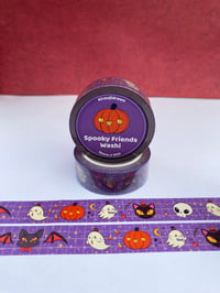 Image 2 of Spooky Friends Halloween Washi Tape