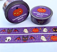 Image 3 of Spooky Friends Halloween Washi Tape