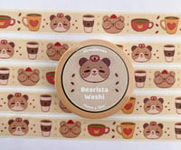 Image 1 of Coffee Bear Washi Tape