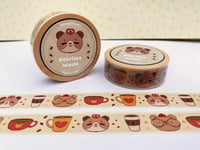 Image 3 of Coffee Bear Washi Tape