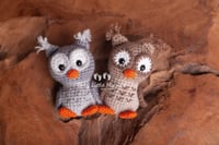Knitted owl
