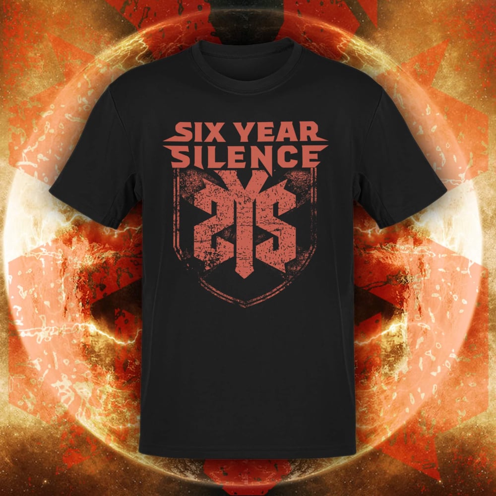 Image of Six Year Silence ' Red Shield ' Shirt 