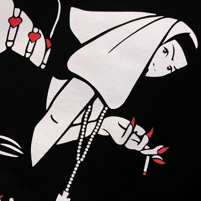 20% OFF 'Modesty' Bad Nun Tee