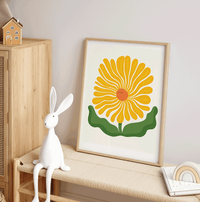 Image 1 of Happy Flower - Pink, Blue, Purple or Yellow