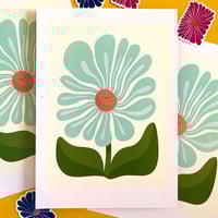 Image 4 of Happy Flower - Pink, Blue, Purple or Yellow