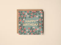 Blossom and Bees birthday Card