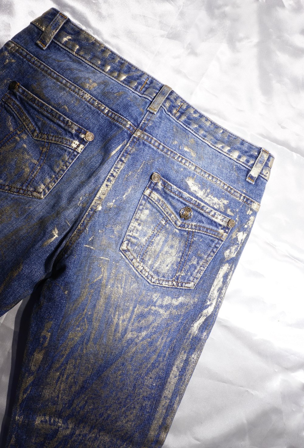 Roberto Cavalli Gold Jeans