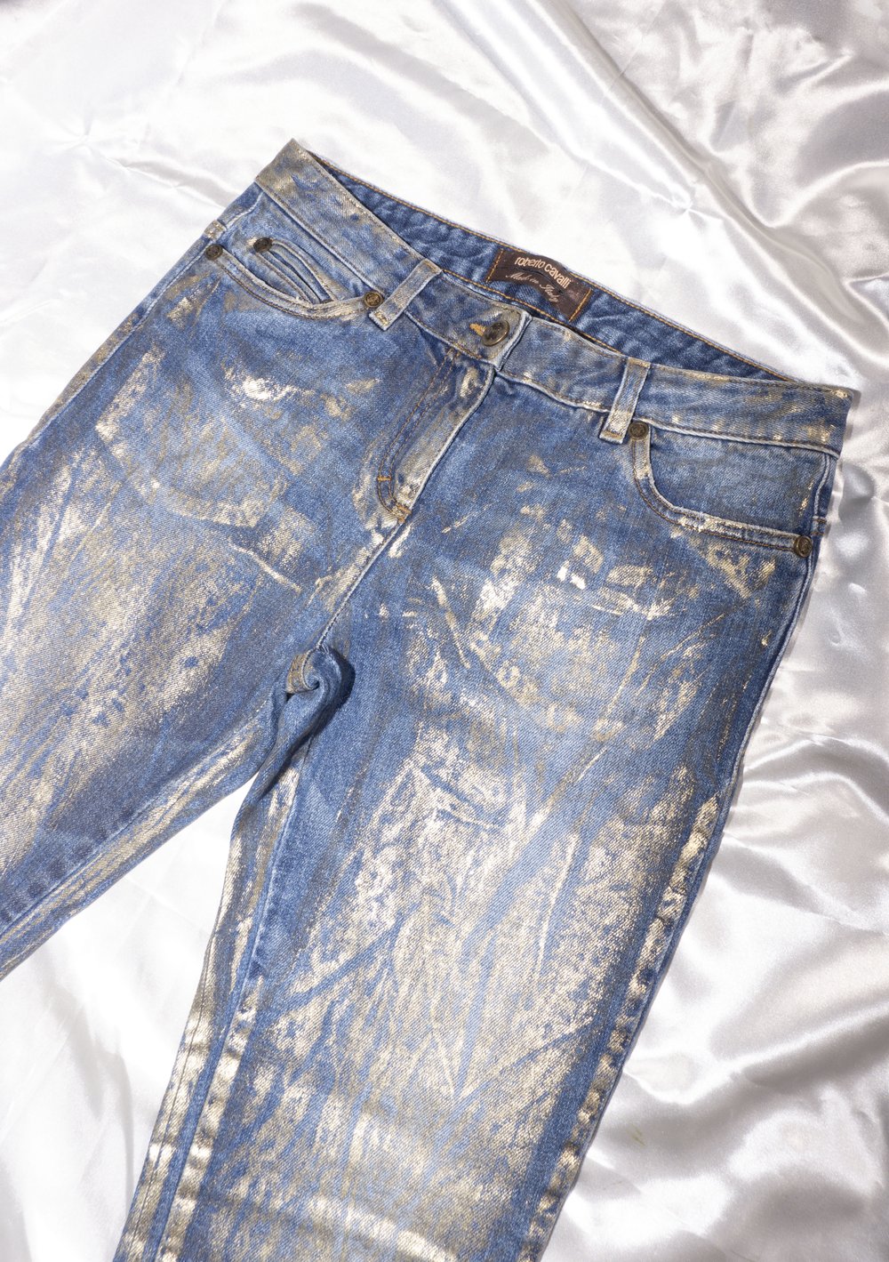 Roberto Cavalli Gold Jeans