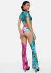 Vixen - Heart flare pants