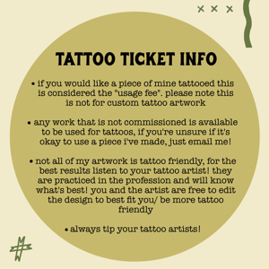 tattoo ticket