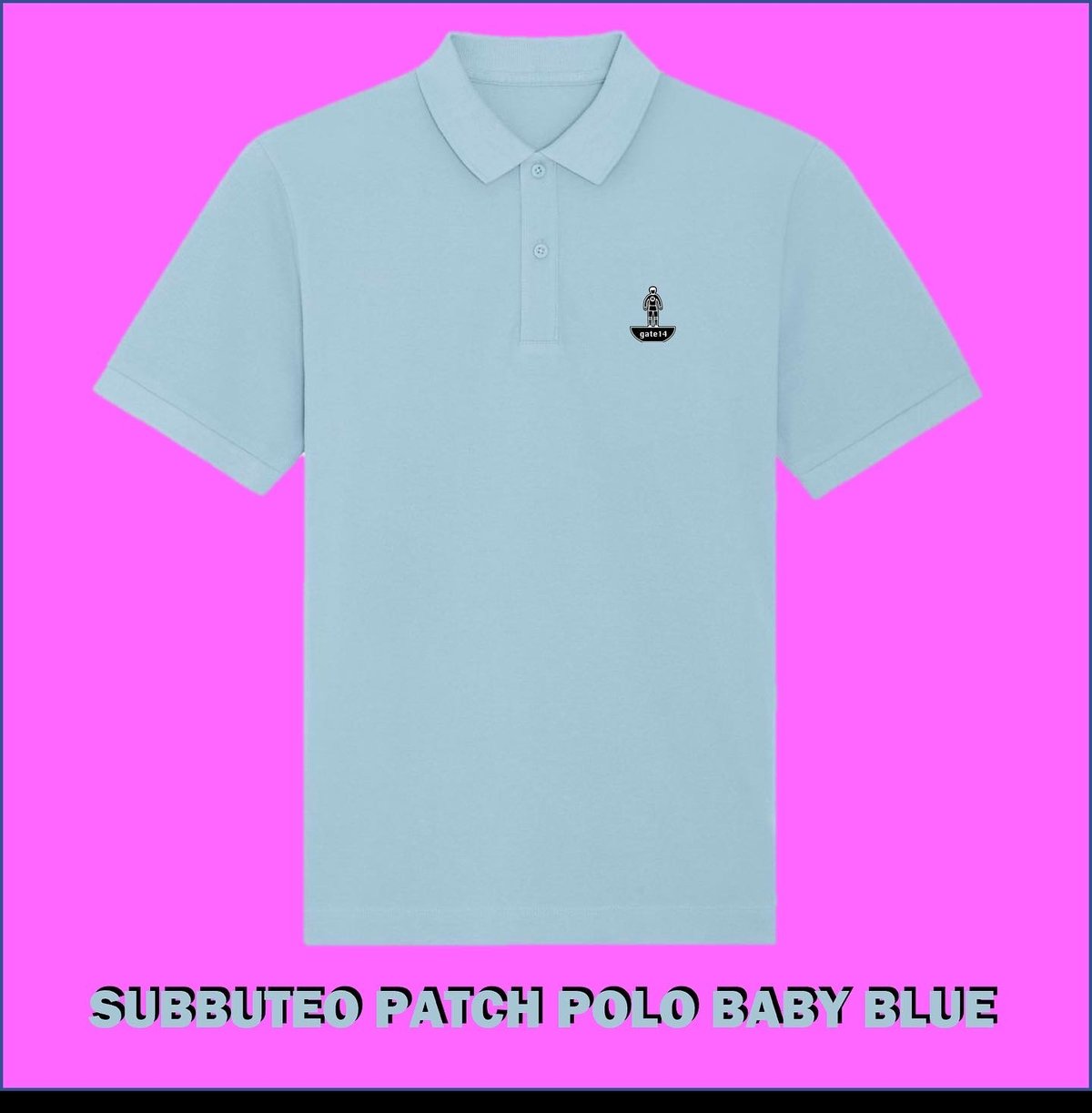 Image of SALE: Subbuteo Patch Polo Baby Blue