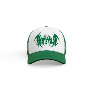 "TOO FAR GONE" GREEN TWO-TONE TRUCKER